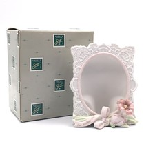 Enesco GG Santiago Ceramic Floral Wedding Photo Frame