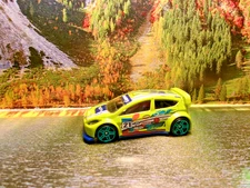 2012 FORD FIESTA   2015 Hot Wheels Road Rally Series    Green