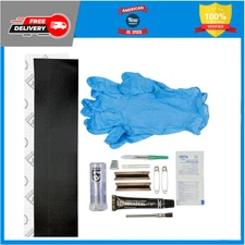 Aquaseal FD Soft Top Repair Kit for Jeep and Convertible Cars , Black, 7 x 10