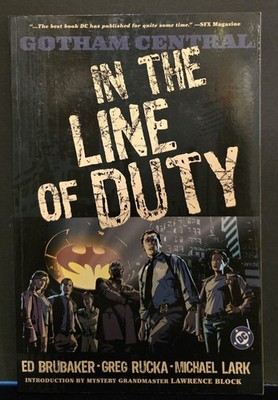 Gotham Central Book 1: In the Line of Duty by Greg Rucka DC Comics Graphic Novel