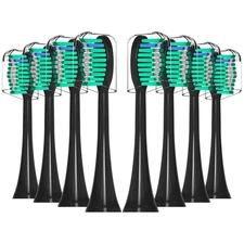 Replacement Toothbrush Heads Compatible with Adults AquaSonic Black Series El...