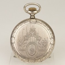 Working ZENTRA Pocket Watch Men's no fusee duplex chronometer no repeater RAR