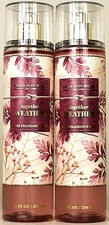 QTY 2 - Bath Body Works TOGETHER WEATHER Fine Fragrance Body Mist Spray 8oz