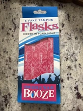 Smuggle Your Booze 5 Fake Tampon Flask Hidden Stealth Flasks