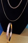 💐Sleek & Classy lot of TRIFARI Vintage Jewelry! 30"  Necklaces & Bracelets💐 — photo 9
