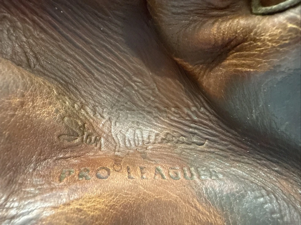 Guante de béisbol vintage Rawlings años 50 STAN MUSIAL Playmaker - modelo PML Foto 4 de 4