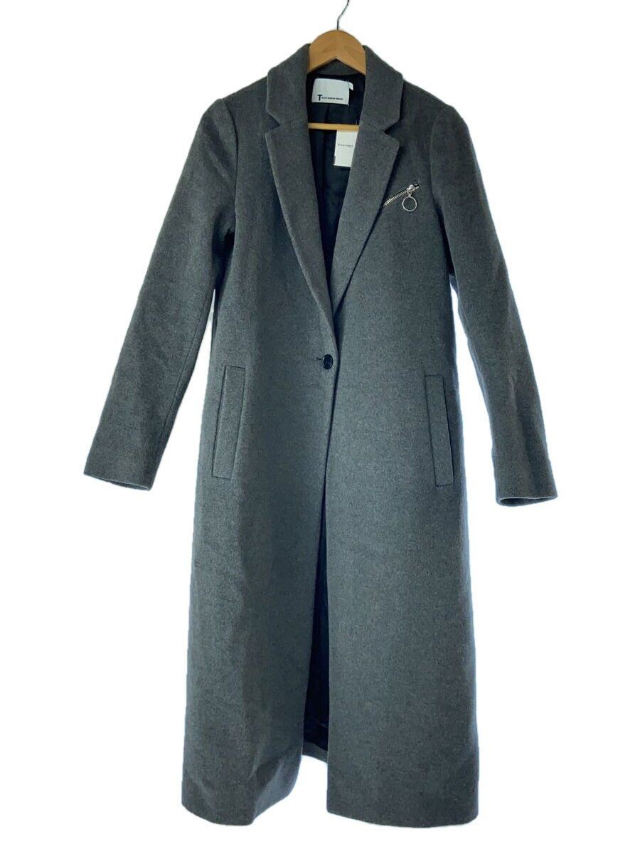 ALTRA Alexander Wang altro cappotto Chester 4 lana grigio tinta unita
