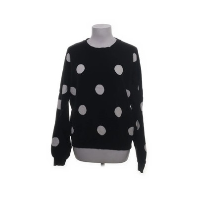 Minkpink, Strickpullover, Größe: L, Schwarz/Weiß, Baumwolle, Gepunktet #Z1C