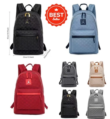AS SHOWN Monogram Backpack NEW WITH TAGS Black Waterproof Backpack Checkerboard