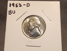 1953 D Jefferson Nickel  BU  Uncirculated