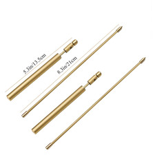 2 PCS Copper Dowsing Rod Divining Rods Upgraded Flexible Rotation Tool Solid Box