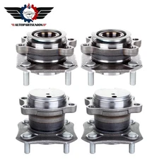 4 PCS Front Rear Wheel Hub Bearings Assembly Kit For Nissan Sentra 2007 - 2012