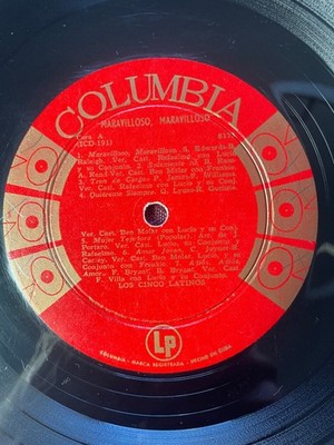 Los Cinco Latinos   Maravilloso Maravilloso  LP Vinyl No Original Cover