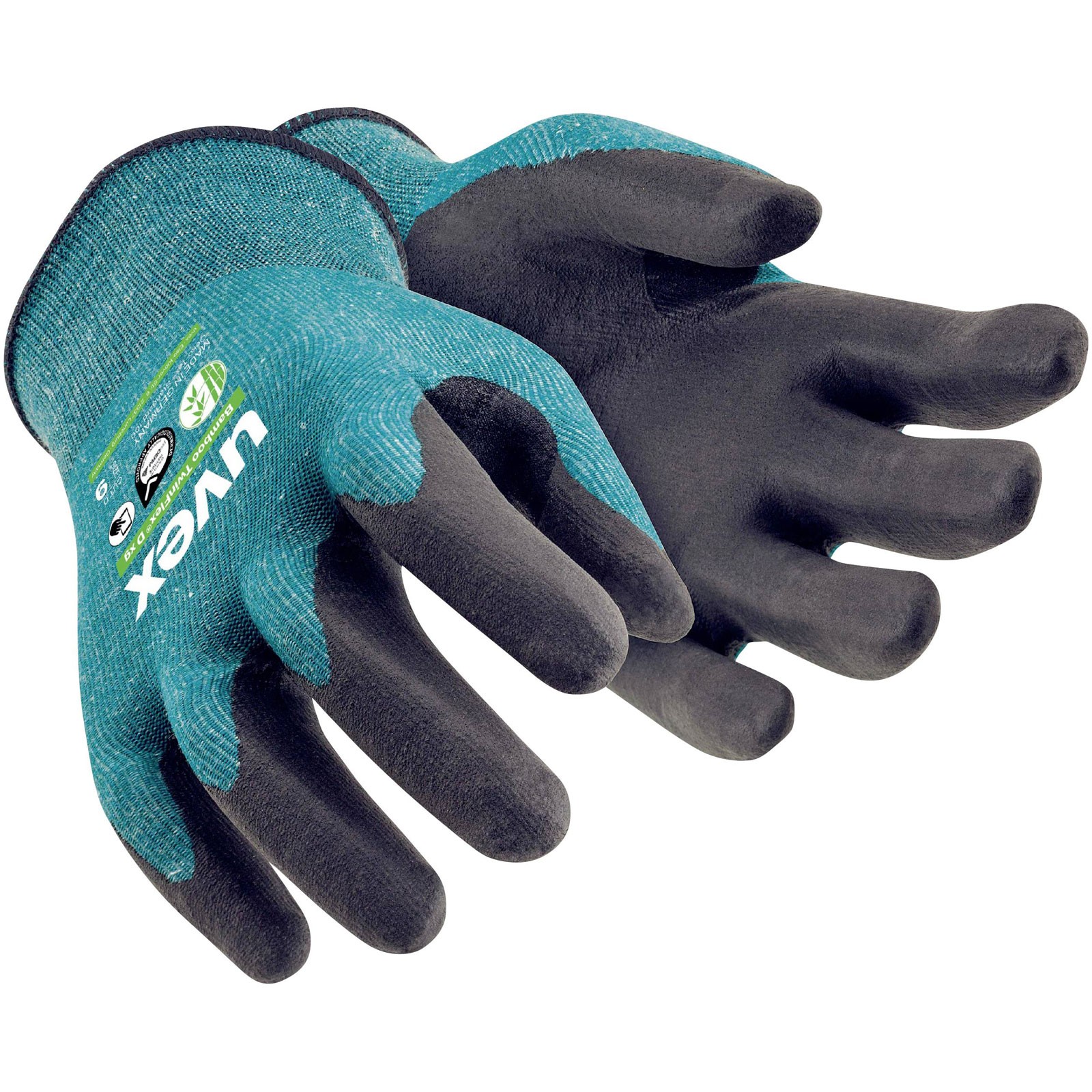uvex Bamboo TwinFlex D xg cut-proof glove size 6 EN 397 1 pair