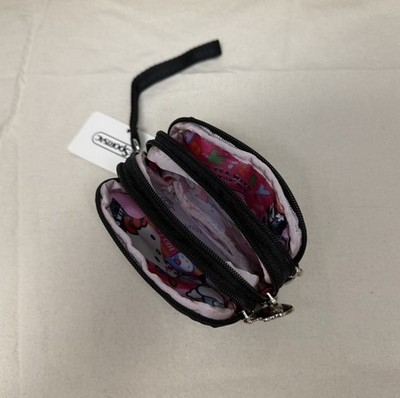LeSportsac x Hello Kitty 3-Zip Cosmetic Pouch Mini Coin Purse