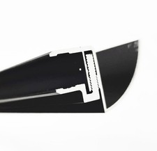 Glaszentrum Hagen - Typ-RRBK 250cm Regenrinne Ablaufrinne für Glasvordächer Schw