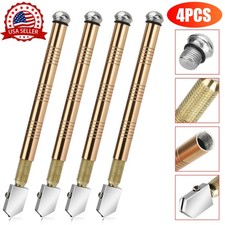 Professional Glass Cutter Metal Carbide Precision Anti-Skid Cutting Tools x4
