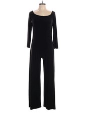 Norma Kamali Women Black Jumpsuit L