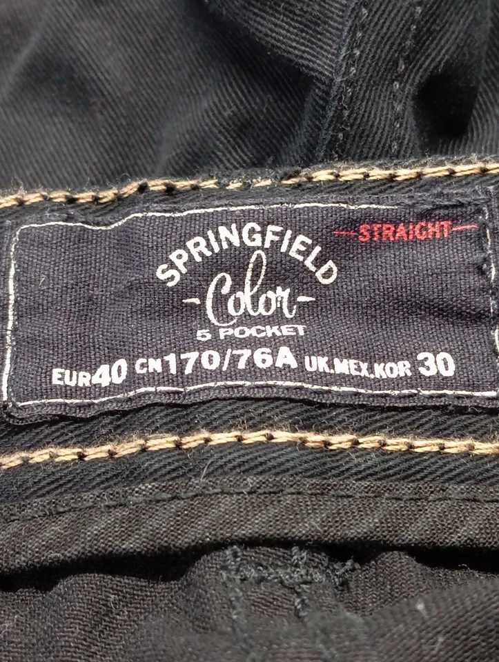 SPRINGFIELD Stoffhose Damen Hose Gr. DE 40 schwarz Casual-Look - Bild 4 von 4