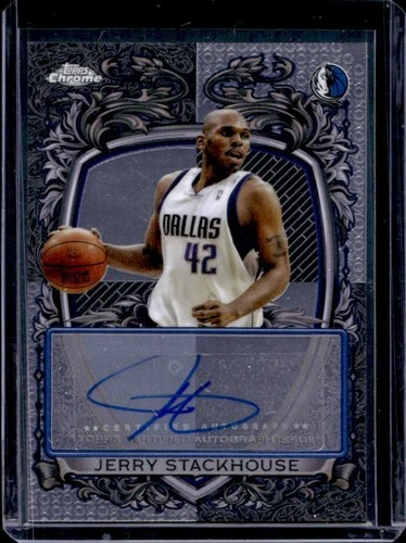 2025 Topps Chrome Jerry Stackhouse Signature Style (RAW)