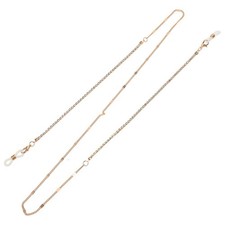 Fashion Diamante Eyeglasses Strap Women Eyeglass Golden Alloy Chain Sunglasses
