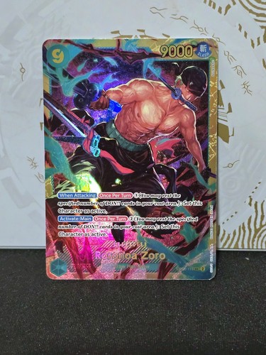 One Piece - Roronoa Zoro Op06-118 - Wings Odlf The Captain - Secret Rare