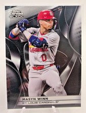 2025 Topps Chrome Black baseball Masyn Winn #115