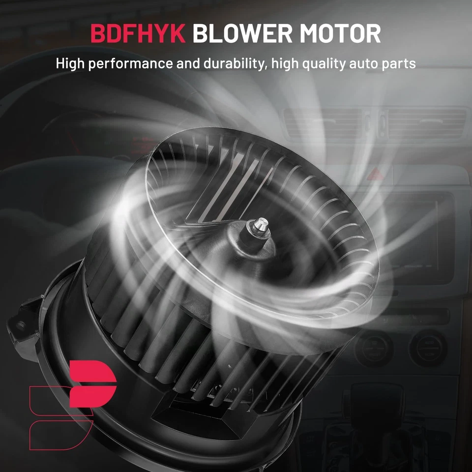 Rear HVAC Heater Blower Motor w/Fan  for 2008 2009 2010-2021 Lexus LX570 5.7L Foto 4 de 4