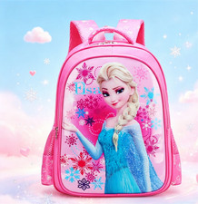 Girls Cartoon Princess Backpack Kids School Bag Lightweight Student Daypack