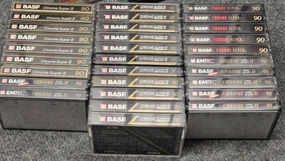 Basf Chrome Super II 90 *UNBESCHRIFTET* Kassette Cassette TYPE 2 IEC II