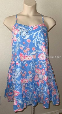 Lilly Pulitzer Alessia Floral Cotton Sundress Women's Size Large NWT | eBay