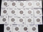 Starter set of 19 Circulated Buffalo Nickels 1918D to 1937