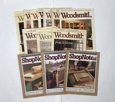 Lot 13 Woodsmith And ShopNotes Vintage Woodworking Magazines Projects Technique