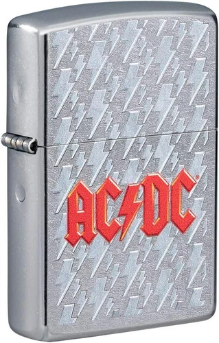 Zippo AC/DC Logo Street Chrome 49236