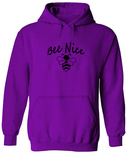 Bee Nice Unisex Pullover Hoodie Sweater Herren Damen Sweatshirt Geschenk Print Freundlichkeit - Bild 14 von 21