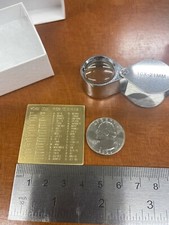 MICRO PHONETIC ALPHABET-MORSE CODE BRASS MEDALLION FOR HAM RADIO EVERY DAY CARRY