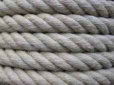 18 mm HANFSEIL 100% NATURHANF - L&auml;nge 5 Meter -  HANF SEIL