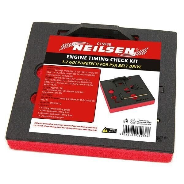 Neilsen Engine Timing Tool Kit CT6362 For Citroen, Peugeot, Fiat, Ford Diesel Engines