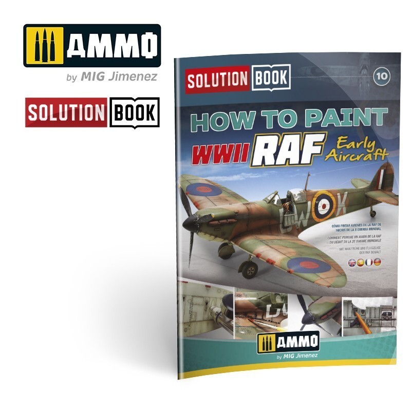 MIG6522 HOW TO PAINT WWII RAF Early Aircraft Guide Book Mig Jimenez A.MIG-6522