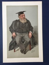 Original 1901 Vanity Fair Print of The High Master of St Paul's School