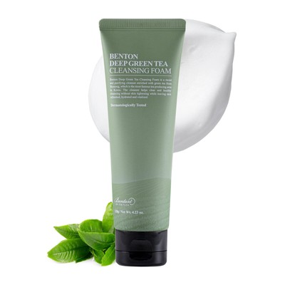 Deep Green Tea Cleansing Foam 120 g 423 oz. - Porenstraffender und reinigende...