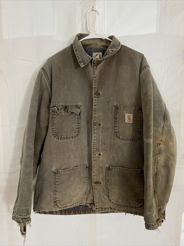 Carhartt C01 BRN Canvas Blanket Lined 