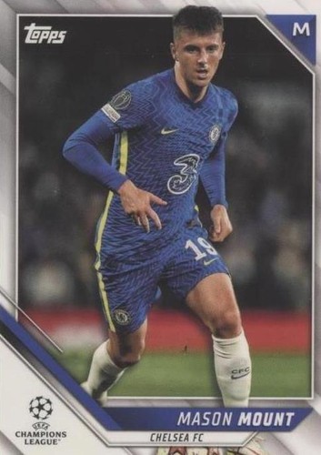 Mason Mount 2021-22 Topps Gold X Tyson Beck UEFA Champions League