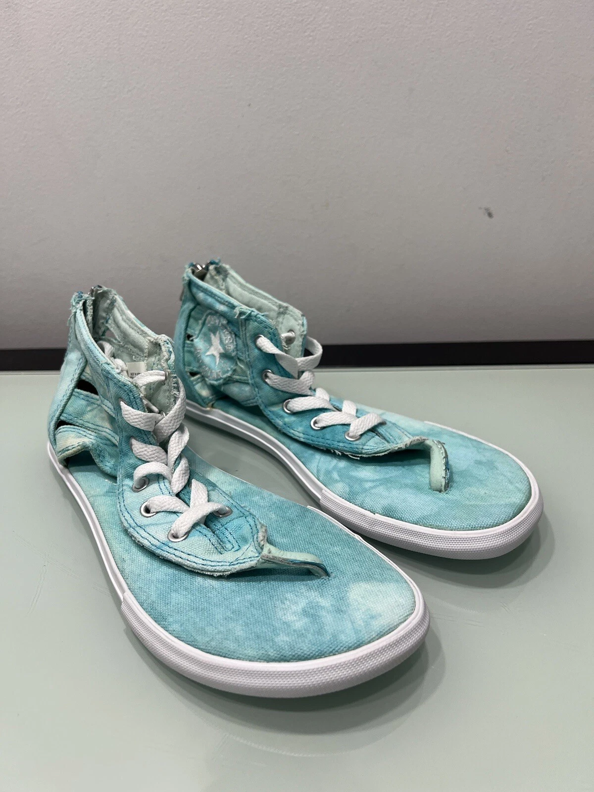 Sandali perizoma donna 8 Converse Chuck Taylor All Star Gladiator Aqua