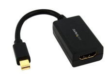 StarTech.com Mini DisplayPort to HDMI Adapter 1080p (MDP2HDMI) Black