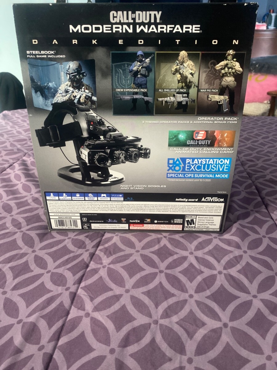 Call of Duty: Modern Warfare - Dark Edition (PlayStation 4, 2019