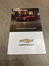 2022 CHEVY MALIBU 4-page Exterior/Interior Colors Original Dealer Brochure
