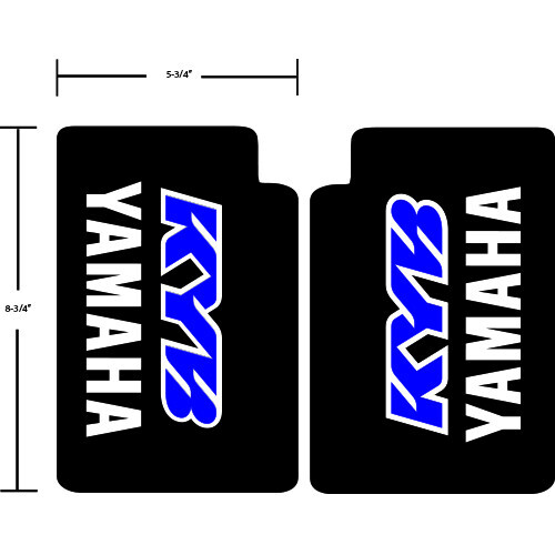 Kit déco fond de plaque numéro Yamaha YZ / YZF PUSH Séries 50 65 80 85