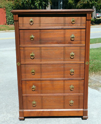 Walnut Lockside Chest circa 1880 | eBay