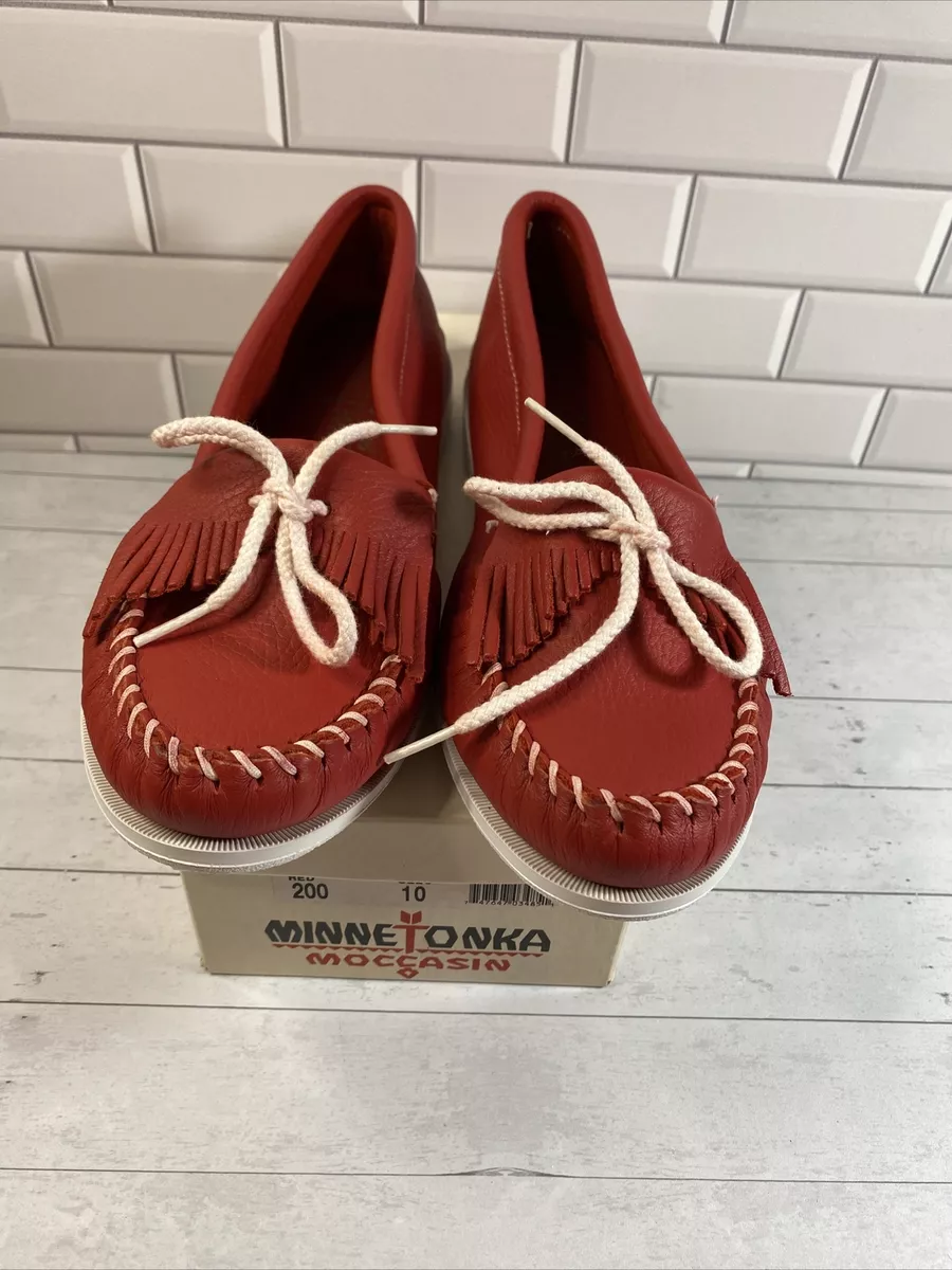 Minnetonka red best sale moccasins